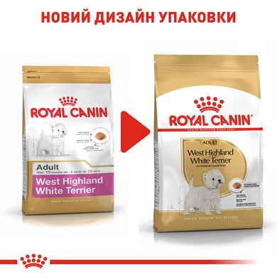 Корм для дорослих собак породи Вест-Хайленд-Уайт-тер'єр ROYAL CANIN WESTIE ADULT 3.0 кг, 3 кг