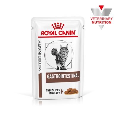 Вологий корм для дорослих котів ROYAL CANIN GASTRO-INTESTINAL CAT Pouches 0.085 кг, 0.085 кг