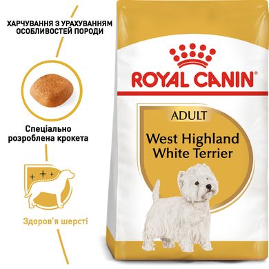 Корм для взрослых собак породы Вест-Хайленд-Уайт-терьер ROYAL CANIN WESTIE ADULT 3.0 кг, 3 кг