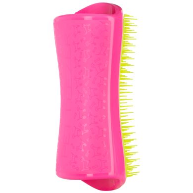 Щітка для розплутування шерсті собаки Pet Teezer Detangling & Grooming Pink/Yellow