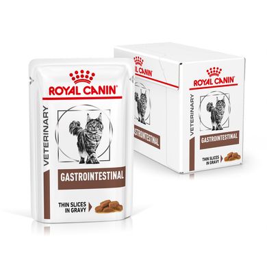 Вологий корм для дорослих котів ROYAL CANIN GASTRO-INTESTINAL CAT Pouches 0.085 кг, 0.085 кг