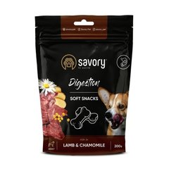 М’які ласощі Savory для покращення травлення собак, ягня та ромашка, 200 г