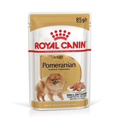 Влажный корм для собак породы Померанский шпиц ROYAL CANIN POMERANIAN ADULT паштет 85 г, 0.085 кг