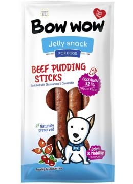 Ласощі Bow Wow Jelly Snack Pudding sticks з яловичиною, 1 шт, 30 см