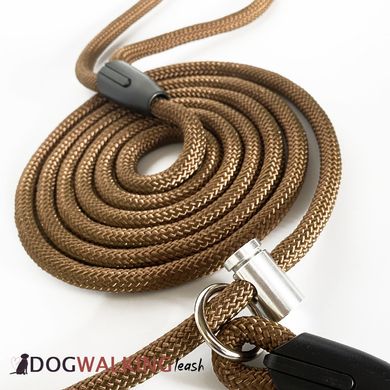 Повідець контролер Dog Walking CONTROL LEASH для вигулу та дресирування собак 3 м 10 мм  койот