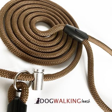 Повідець контролер Dog Walking CONTROL LEASH для вигулу та дресирування собак 3 м 10 мм  койот