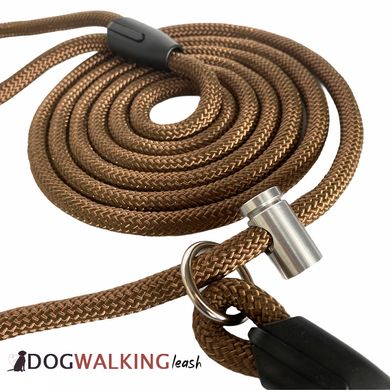 Поводок контроллер Dog Walking CONTROL LEASH для выгула и дрессировки собак 3 м 10 мм  койот