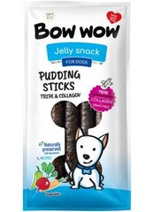 Ласощі Bow Wow Jelly Snack Pudding sticks з рубцем та овочами, 1 шт, 30 см