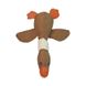 Жувальна м'яка іграшка для собак PLUSH DUCK DOG TOY - качка коричнева