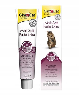 Паста для виведення шерсті GimCat Malt-Soft Paste Extra 200 г