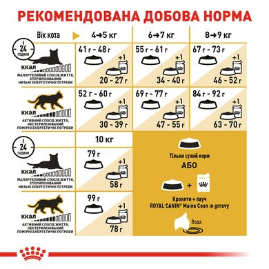 Корм для взрослых кошек породы Мейн-Кун ROYAL CANIN MAINECOON ADULT 2.0 кг