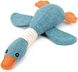 Жевательная мягкая игрушка для собак PLUSH DUCK DOG TOY - утка синяя