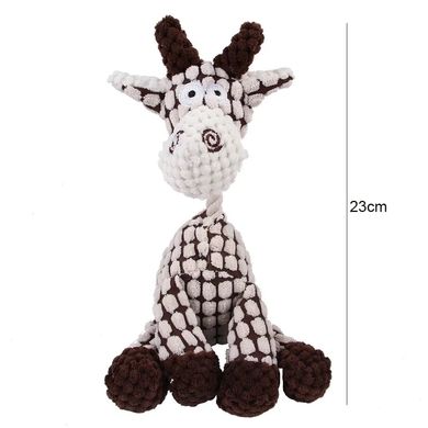 Жувальна м'яка іграшка для собак PLUSH COW DOG TOY - корова