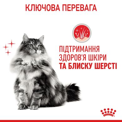 Корм для котів ROYAL CANIN HAIR&SKIN CARE 4.0 кг, для підтримки здоров’я шкіри та блиску шерсті