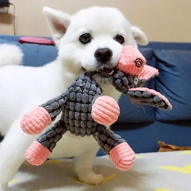 Жувальна м'яка іграшка для собак PLUSH DOG DOG TOY - собака