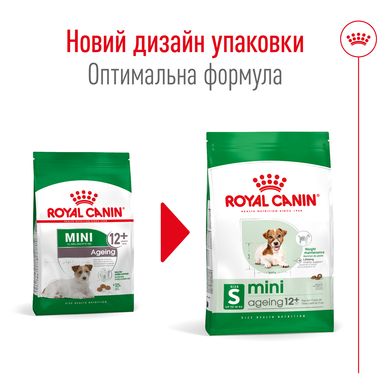 Корм для зрелых (стареющих) пожилых собак мелких пород ROYAL CANIN MINI AGEING 12+(от 12 лет) 0.8 кг, 0.8 кг