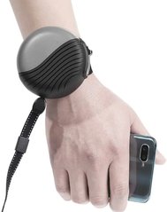 Повідок - рулетка hands free на зап'ястя для собак ZEYU 2.5 м сіра