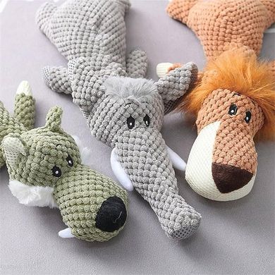 Жувальна м'яка іграшка для собак PLUSH LION DOG TOY - лев