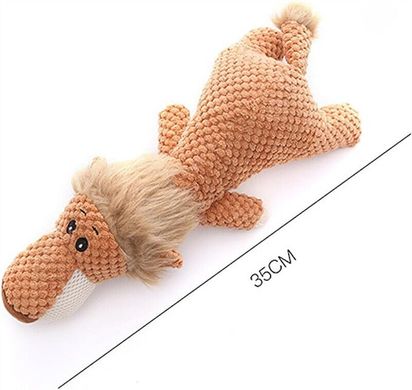 Жувальна м'яка іграшка для собак PLUSH LION DOG TOY - лев