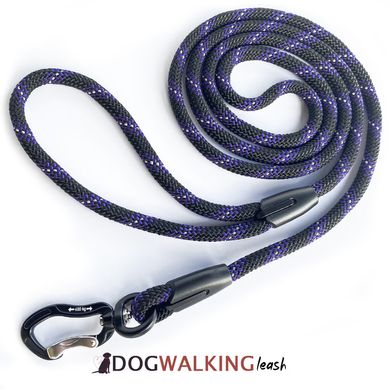 Повідець круглий з відбивачем для собак Dog Walking PRO 1.8 м 9 мм лаванда