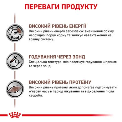 Вологий корм для дорослих собак та котів ROYAL CANIN RECOVERY 0.195 кг