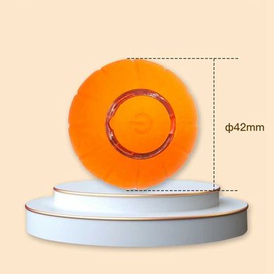 Інтерактивна смарт іграшка дрознилка м'ячик для котів і маленьких собак памаранчевий