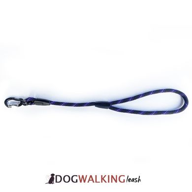 Повідець воділка для собак Dog Walking PRO 50 см 9 мм лаванда