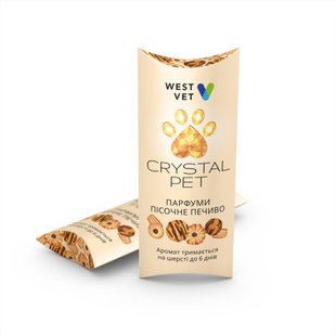 Парфум для собак та кішок WEST VET Crystal Pet Пісочне Печиво, 5мл