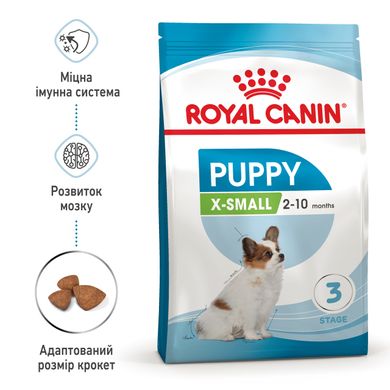 Корм для цуценят мініатюрних порід ROYAL CANIN XSMALL PUPPY 3.0 кг