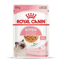 Вологий корм для кошенят ROYAL CANIN KITTEN IN JELLY 0.085 кг, 0.085 кг