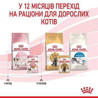 Вологий корм для кошенят ROYAL CANIN KITTEN IN JELLY 0.085 кг, 0.085 кг