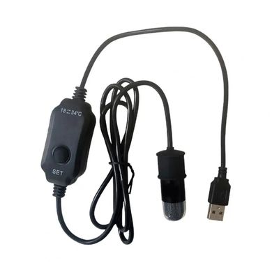 Обігрівач для акваріуму USB 5V 10W з терморегулятором