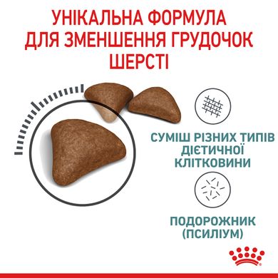 Корм для котів ROYAL CANIN HAIRBALL CARE 2.0 кг, рекомендований для виведення грудок шерсті