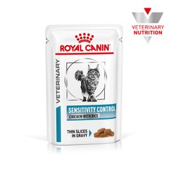 Влажный корм для взрослых кошек ROYAL CANIN SENSITIVITY CONTROL CHICKEN CAT Pouches 0.085 кг, 0.085 кг