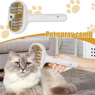 Парова щітка для вичісування собак і котів Pet Spray Hair Removal Comb