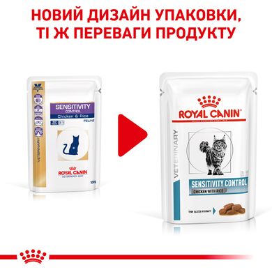 Влажный корм для взрослых кошек ROYAL CANIN SENSITIVITY CONTROL CHICKEN CAT Pouches 0.085 кг, 0.085 кг