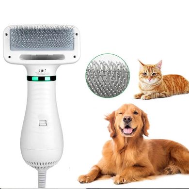 Щітка - фен 2 в 1 Pet Grooming Dryer для сушки щерсті після купання для собак і котів