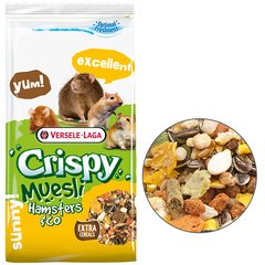 Versele-Laga Crispy Muesli Hamster ВЕРСЕЛЕ-ЛАГА КРЕПИ МЮСЛИ ХОМЯК корм для хомяков, крыс, мышей, песчанок на развес 1000 г