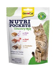 Вітамінні ласощі для котів GimCat Nutri Pockets Country Mix, 150 г