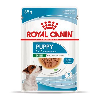 Влажный корм для щенков ROYAL CANIN MINI PUPPY 0.085 кг, 0.085 кг