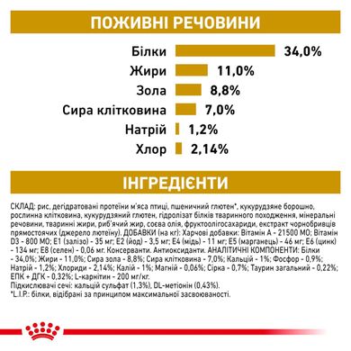 Корм для дорослих котів ROYAL CANIN URINARY S/O MODERATE CALORIE CAT 0.4 кг, 0.4 кг