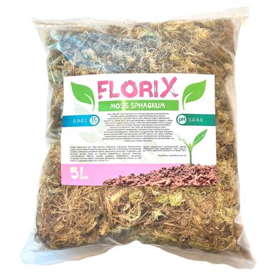 Мох сфагнум FloriX Moss Sphagnum 5л