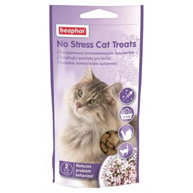 Лакомство для кошек No Stress Cat Treats – мясные подушечки для снятия стресса, 35 г