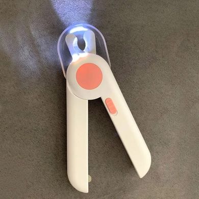 Когтерез с подсветкой для собак и котов LED Nail Clipper - розовый