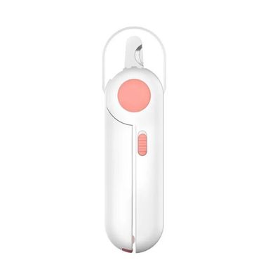 Когтерез с подсветкой для собак и котов LED Nail Clipper - розовый