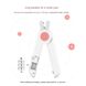 Когтерез с подсветкой для собак и котов LED Nail Clipper - розовый