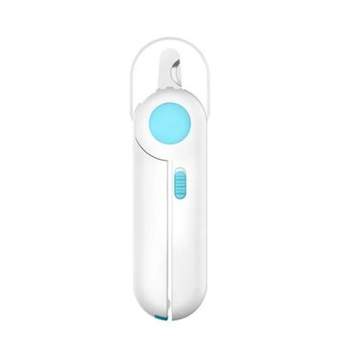 Когтерез с подсветкой для собак и котов LED Nail Clipper - голубой