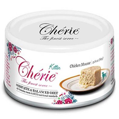 Консерви Cherie Complete & Balanced Chicken Mousse мус з курки для кошенят, 80 г